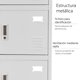 thumbnail image 4 of Locker Casillero Guardex Guardex  NAPOLES Metálico De 5 Puertas, 4 of 5