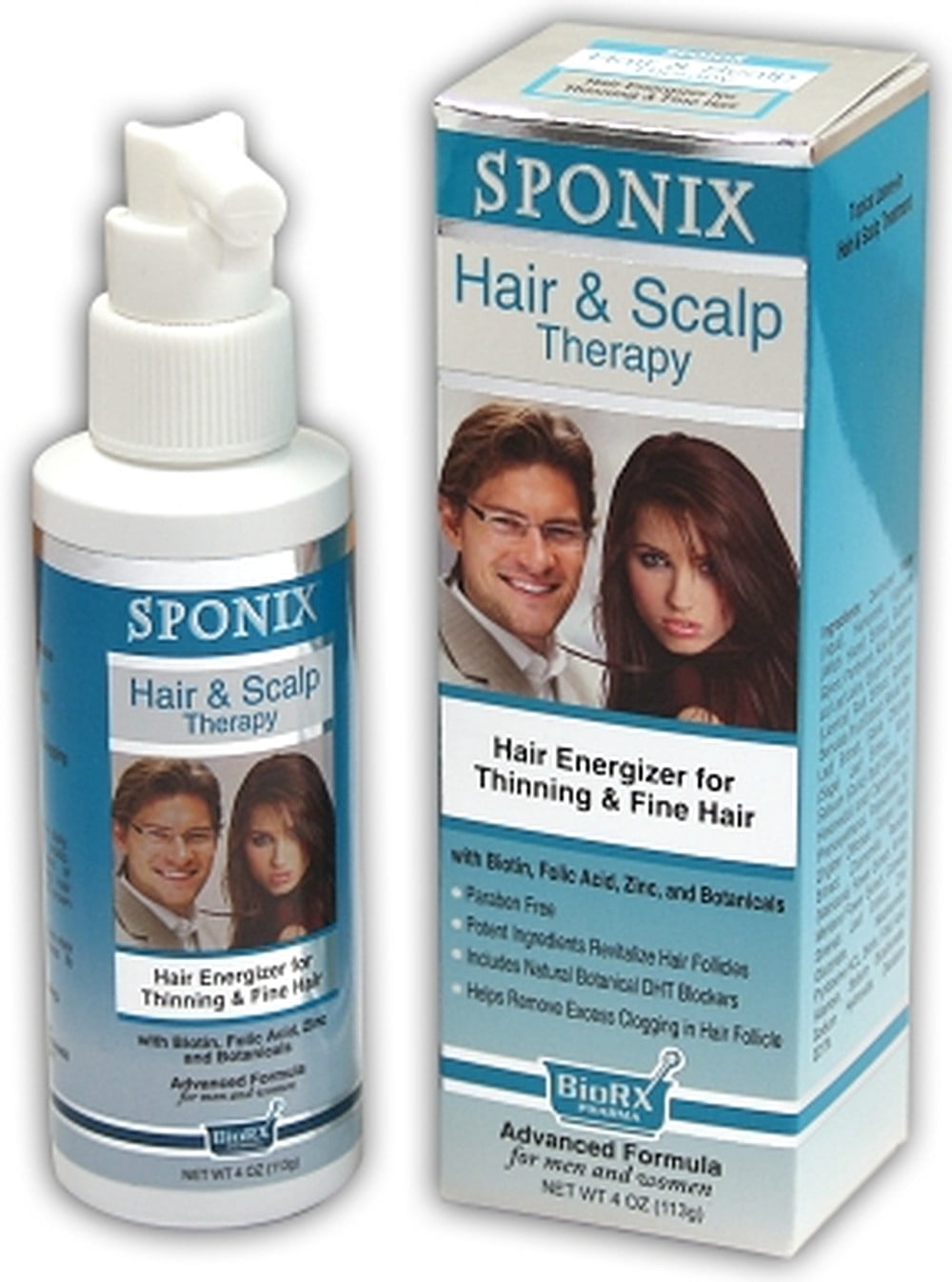 Hair and Scalp Therapy 4 Oz / 120 mL by Sponix Made in USA (FAST