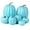 Blue, variant on 12 Pcs Assorted White Plastic Pumpkin Decorations - Fall Home Decor for Thanksgiving, Halloween, Wedding & Party, DIY Craft Artificial Fake Foam Pumpkins for Table Centerpiece