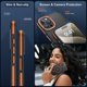 thumbnail image 4 of for iPhone 15 Pro Case Magsafe, Military Grade Protective [Anti-Slip Grip] [2 Pcs Glass Screen Protector] Magnetic Translucent Matte Case, Orange, 4 of 4