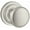 Silver, variant on PVROUTRR003 Privacy Round Knob and Traditional Round Rose with 6AL Latch and Dual Strike Lifetime Brass Finish