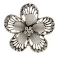thumbnail image 3 of Hebilla Bufanda Fernando Crystal Flower Plata Antigua, 3 of 8
