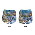 thumbnail image 5 of Lsque Christmas Tree Printed Women's Running Shorts with Liner Pockets,Elastic Quick Dry Workout Athletic Gym Yoga Shorts,Womens High Waist Shorts-XX-Large, 5 of 9