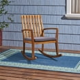 thumbnail image 4 of Noble House Colmena Outdoor Acacia Wood Rocking Chair in Teak, 4 of 16
