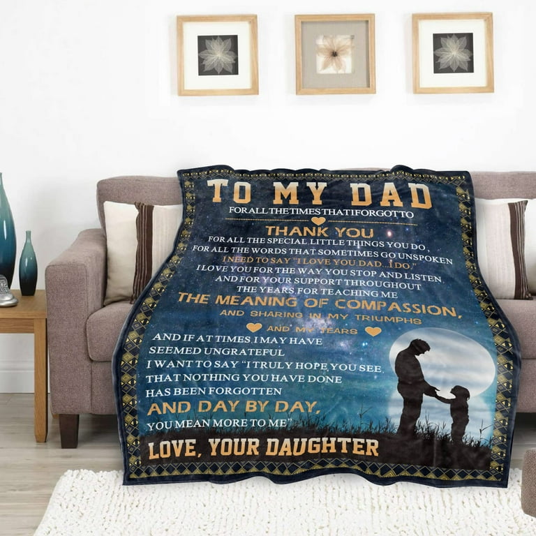 Dad photo blanket hotsell