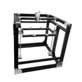 thumbnail image 3 of 1500mm Black V Type 2040 Aluminum Extrusion Profile European Standard Anodized Linear Rail Guide (5PCS 1500mm (59.05inch), Black), 3 of 7