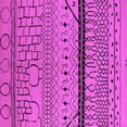 thumbnail image 1 of Ahgly Company Indoor Square Solid Pink Modern Area Rugs, 6' Square, 1 of 4