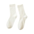 thumbnail image 2 of Tube Socks Soft Crew Socks Womens Comfortable Breathable Mid Tube Socks Beige One Size, 2 of 2
