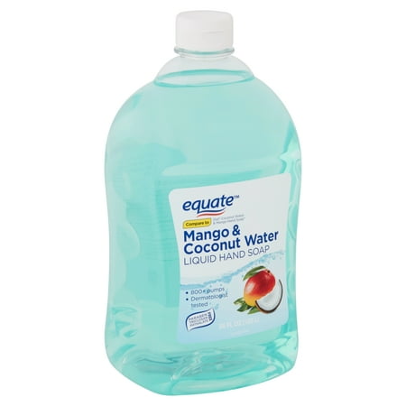 (2 pack) Equate Liquid Hand Soap, Mango & Coconut Water, 56 (Best Bottled Coconut Water)