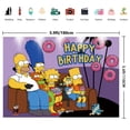 thumbnail image 2 of The Simpsons Cartoon Theme Birthday Flag Background Banner Children's Party Decoration supplies Photography Photo Prop ,70.8x43.3inch., 2 of 4