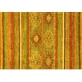 thumbnail image 1 of Ahgly Company Machine Washable Indoor Rectangle Abstract Yellow Modern Area Rugs, 2' x 4', 1 of 4