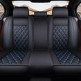 thumbnail image 4 of Aotiyer Universal Black, Faux Leather, Breathable, Full Surround Seat Covers, 5 Pieces, 4 of 6