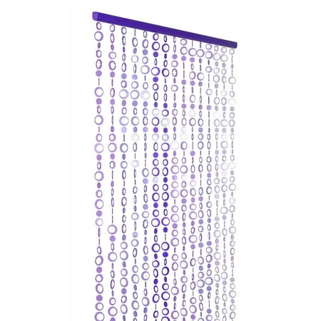 3 X 6 Beaded Curtains Panels Hip Circle Beaded Curtains Purple