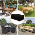 thumbnail image 3 of Waterproof Furniture Protective Cover Table & Chair Water Resistant Patio Garden Wicker Sofa Couch Cover Protector With Storage Bag For All Seasons, 3 of 9