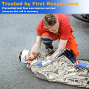 Frontline 4-Pack Mylar Emergency Blankets Thermal Space Blanket