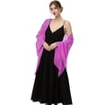 thumbnail image 3 of ORUYROP Châle Foulard Enveloppements Doux Chiffon Dentelle Pashmina pour Robes de Soirée pour occasions Formelles, 3 of 6