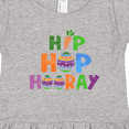 thumbnail image 4 of Inktastic Easter Hip Hop Hooray with Eggs and Carrot Girls Toddler Dress, 4 of 5