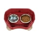 thumbnail image 2 of Comedero Elevado Antiderrame Neater Feeder Deluxe Rojo Arándano para Perro Pequeño, 2 of 8