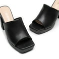 thumbnail image 5 of Dream Pairs Women's Chunky Platform Block Heel Sandals, 5 of 7