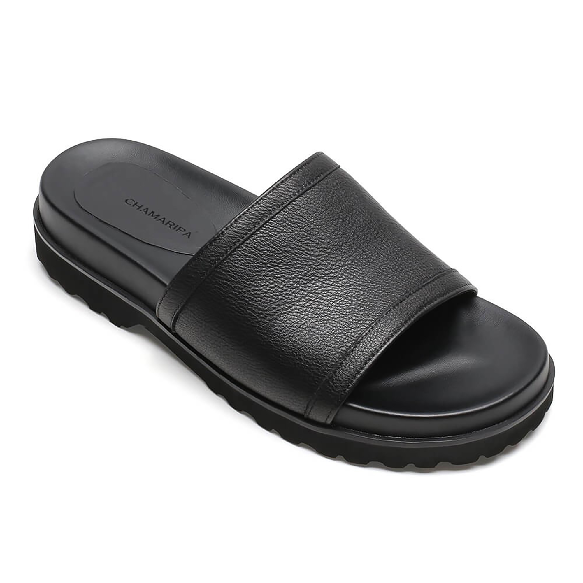 CMR CHAMARIPA Fisherman Sandals Elevator Shoes Mens Casual Slippers Leather  Height Increasing 2.36 - Walmart.com