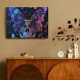 thumbnail image 4 of ZFLMY Butterflies Skull Generative Canvas Wall Art Decor for Home Living Room Bedroom Kitchen Bathroom Office Salon Bar Mediation Ready To Hang Room Home Art Decor 16x12in, 4 of 6