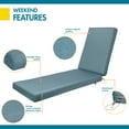 thumbnail image 5 of DUCKCOVERS® Weekend All-Weather Outdoor Chaise Cushion, 5 of 8