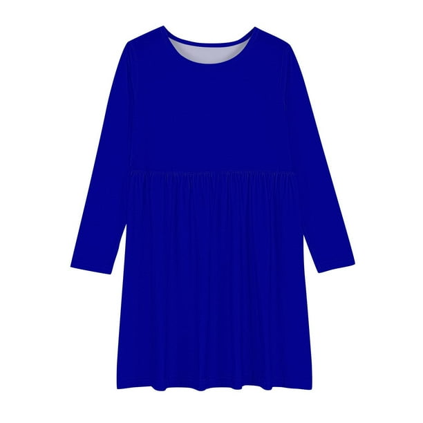 girls maxi dress long sleeve KicKee Pants Bamboo Girls L/S HiLo Maxi Dress