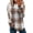 Plaid Caramel, variant on Sweatshirt for Women Crewneck Long Sleeve Shirts Curved Hem Lightweight Sweaters Fall Clothes