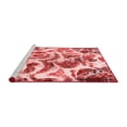thumbnail image 2 of Ahgly Company Machine Washable Indoor Rectangle Abstract Red Modern Area Rugs, 2' x 5', 2 of 4