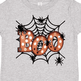 thumbnail image 4 of Inktastic Halloween Boo with Spiders in Web Boys or Girls Toddler T-Shirt, 4 of 5