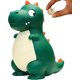 thumbnail image 1 of Hucha de dinosaurio para niños Dinausore Hucha Regalo de cumpleaños Niño Niña Material de PVC de seguridad Bueno para decoración, juguete, regalo (verde), 1 of 5