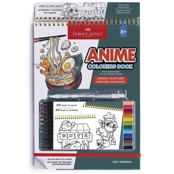 Faber-Castell Anime Drawing Kit, Japanese Adventures Edition