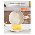 thumbnail image 5 of 17 Piece Pots and Pans Set Granite Nonstick Cookware Set Induction White Kitchen, 5 of 9