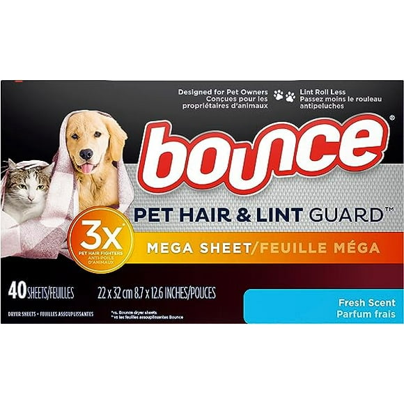 Fresh Scent Pet Hair Shield - 40 Sheets
