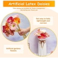 thumbnail image 3 of Viworld Artificial Daisy Artificial Flowers Gerbera Daisy Fake Gerbera Daisies Fake Flowers Bouquet 15" for Wedding Bridal Bouquet Party Home Kitchen (White, Pink, Yellow, Orange, Rose, Coral,18 Pcs), 3 of 7