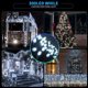 thumbnail image 3 of Cadena de luces MZD8391, 105 pies, 300 LED, color blanco, 8 modos de memoria, 3 of 9