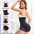 thumbnail image 3 of Eleady Women High Waist Butt Lifter Tummy Control Shapewear Waist Trainer Panty Seamless Cincher(Black X-Large/XX-Large), 3 of 8