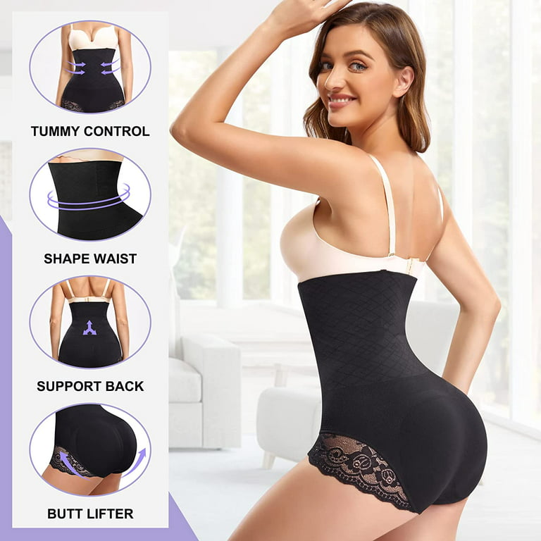 Eleady Women High Waist Butt Lifter Tummy Control Shapewear Waist