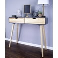 thumbnail image 2 of HomeRoots 2-Drawer Console Table - Graphite, 2 of 2