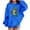 Blue, variant on Lorytime Christmas Sweaters for Kids Girls Boys Dinosaur Hoodies Long Sleeve Pullover Drop Shoulder Cute Tops Blue