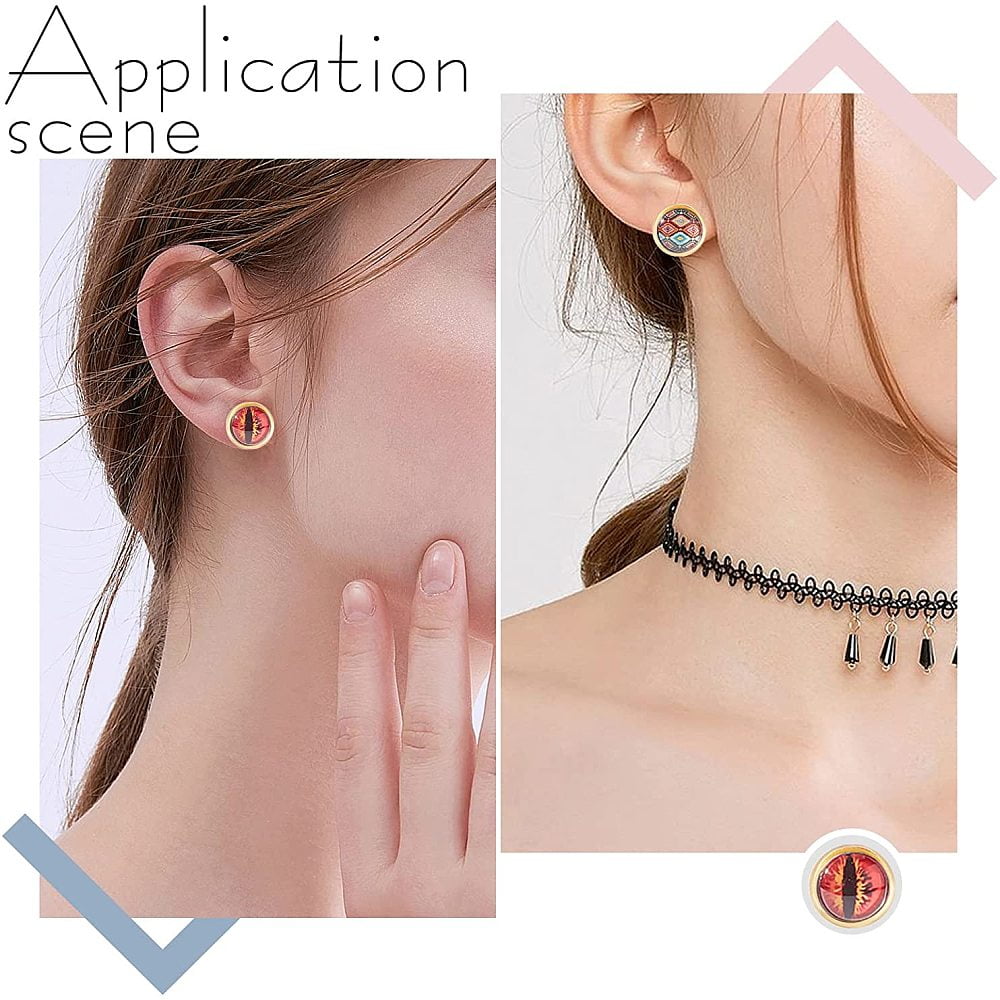1Box DIY Earring Making Kit Including 40Pcs 4 Style 304