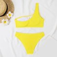 thumbnail image 7 of XIYON Womens Bikini Sets New Bikini Backless One Shoulder Personality Swimsuit Swimwear Beach Vacation Clothes, 7 of 7
