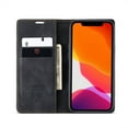 thumbnail image 3 of Casus Soft Suede Leather Cover Luxury Wallet Case for iPhone 14 Plus - Red, 3 of 10