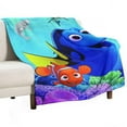 thumbnail image 2 of Finding Nemo Cartoon Blanket, Soft Cozy Fluffy Plush Throw Blanket for Boys Girls Young Adults, Warm Flannel Blanket for Living Room Bedroom Couch Bed 30"x40", 2 of 8