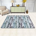 thumbnail image 2 of XMXT Non-Slip Area Rug, Woodland Skull Pattern Polyester Rugs for Living Room, 36 x 24 inches, 2 of 9