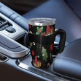 thumbnail image 5 of 40oz Tumbler,Black Christmas Gnome and Gift Pattern Insulated Tumblers with Removable Handle,Stainless Steel Double Vacuum Coffee Tumbler Cup with Straw for Home,Office,Travel,Party, 5 of 5