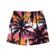 thumbnail image 2 of ITSAME Boys Swim Trunks, Fashion Print Quick-Dry Elastic Waist Summer Casual Beach Swim Shorts Multicolor 14-15T, 2 of 7