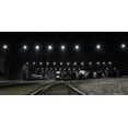 thumbnail image 2 of Londal, Leif 14x9 White Modern Wood Framed Museum Art Print Titled - Train Stars, 2 of 4