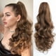 thumbnail image 1 of StrRid Clip de garra extensión de cola de caballo de 20.0 in, clips ondulados en extensiones de cabello, colas de caballo sintéticas rizadas, pelucas de cola de caballo sintéticas esponjosas, postizos, 1 of 5