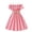 Pink, variant on Girls One-Shoulder Dress Toddler Spaghetti Strap Party Dresses Big Kids Solid Color Halter Neck Sundress with Belt for 8-12 Years